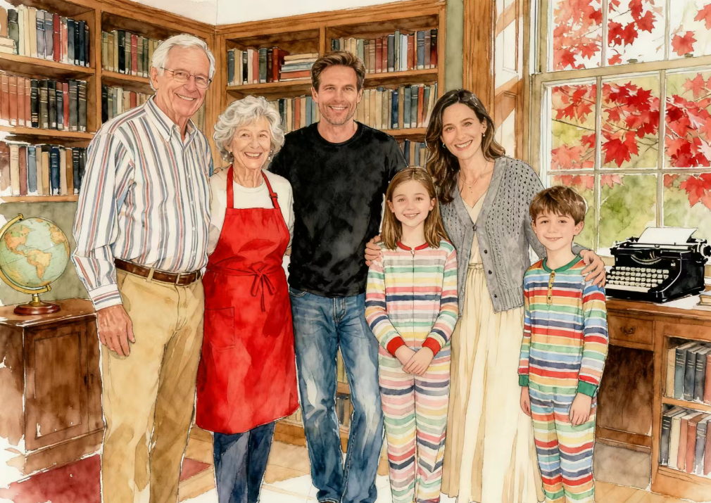 Family Reunion in the Autumn Study